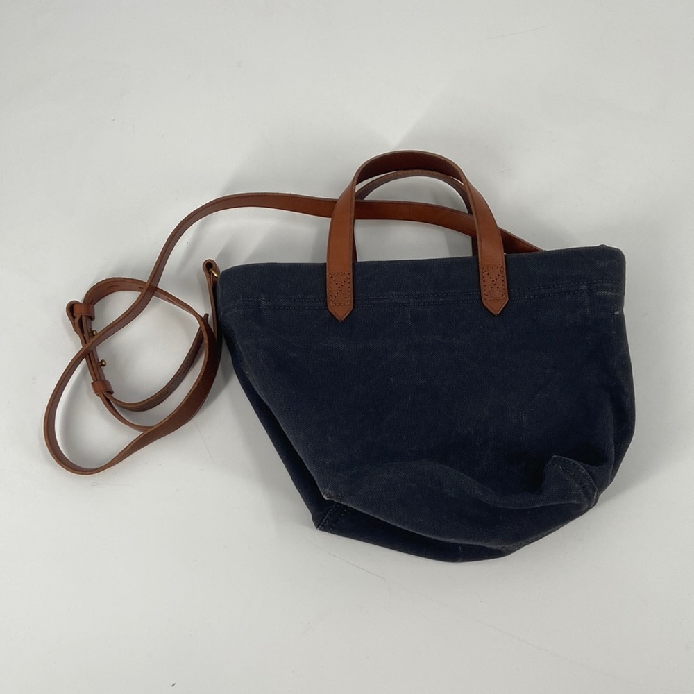 Madewell small canvas top zip crossbody bag